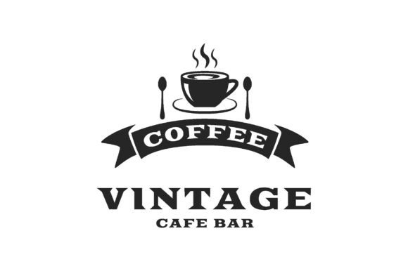 Download Vintage Coffee Logo Cafe Bar Emblem - Emblem Collection
