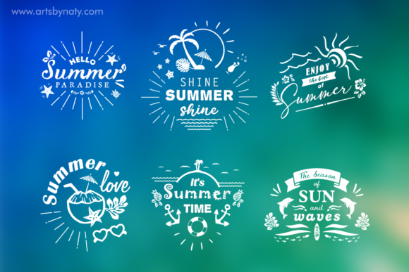 Download Summer Emblems for Printing, Sublimation - Emblem Collection