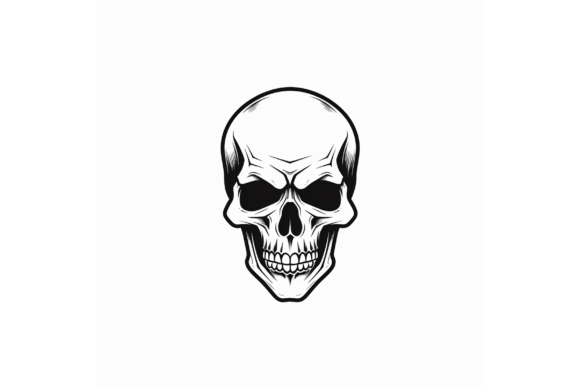 Download Flaming Skull Logo Nail Hand Drawing - Skull logo Collection