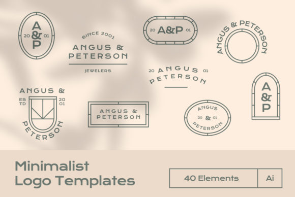 Download Minimalist Logo Templates - Logo templates Collection