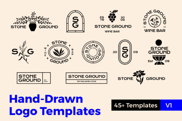 Download Hand Drawn Logo Templates - Logo templates Collection