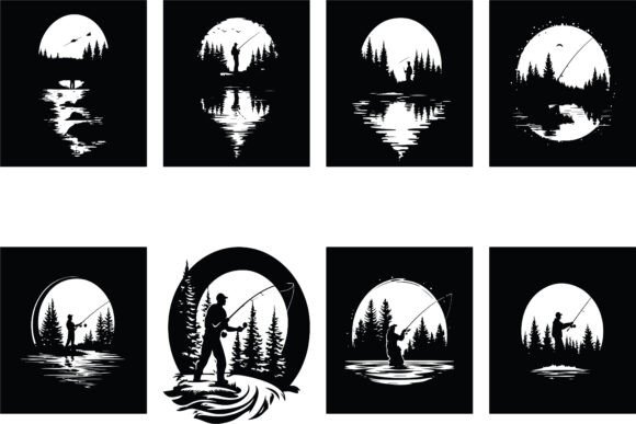 Download Vintage American Fishing Emblems - Emblem Collection