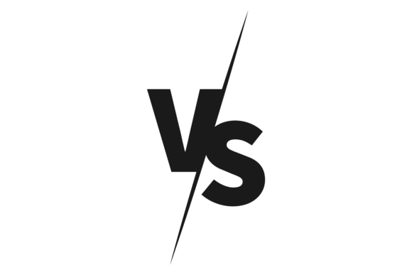 Download Vs Logo. Black Letters Emblem. Battle Ve - Emblem Collection