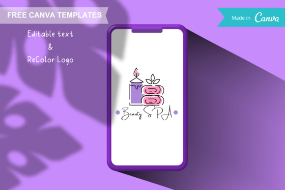 Download Canva Logo Templates - Candles and Towel - Logo templates Collection