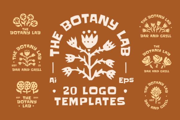 Download The Botany Lab Logo Templates - Logo templates Collection